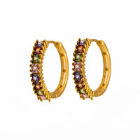 Orecchini "Cerchietto Strass"