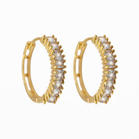 Orecchini "Cerchietto Strass"