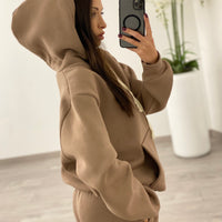 Felpa Basic Cammello