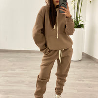 Felpa Basic Cammello