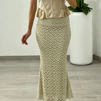 Gonna “Rachele” Beige