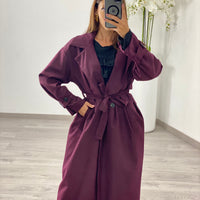 Trench “Abby” Bordeaux