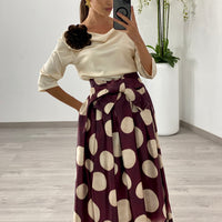 Gonna “Evelyn” Bordeaux