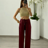 Pantalone “Carol” Bordeaux
