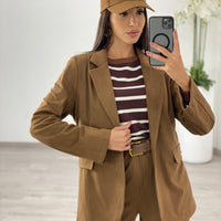 Giacca “Penelope” Cammello