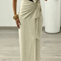 Gonna “Amalfi” Beige