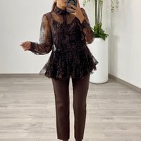 Pantalone "Nina" Marrone