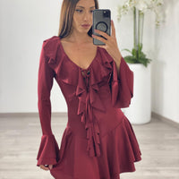 Abito "Amira" Bordeaux