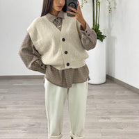 Gilet "Lumina" Panna