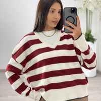 Maglia "Anya" Bordeaux