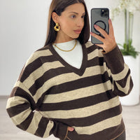 Maglia "Anya" Marrone