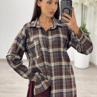 Camicia "Victoria" Bordeaux