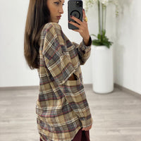 Camicia "Victoria" Beige