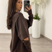 T-shirt "Emily" Marrone