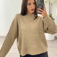 Maglia "Daria" Cammello