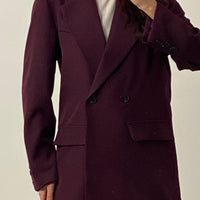 Blazer Doppiopetto Bordeaux
