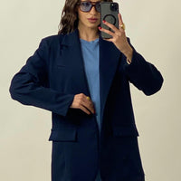 Blazer Monopetto Blu