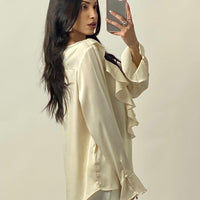 Camicia "Soleil" Panna