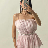 Top "Marble" Rosa