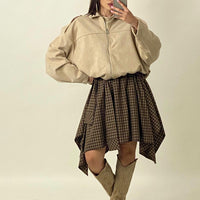 Giacca "Nuvola Suede" Beige
