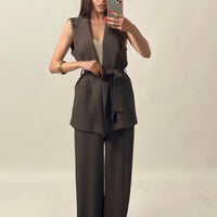 Coordinato "Giselle" Marrone