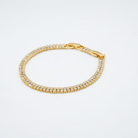Bracciale "Tennis 2 Fili Con Allungamento"