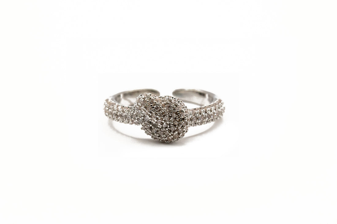 Anello "Nodo Con Brillantini"