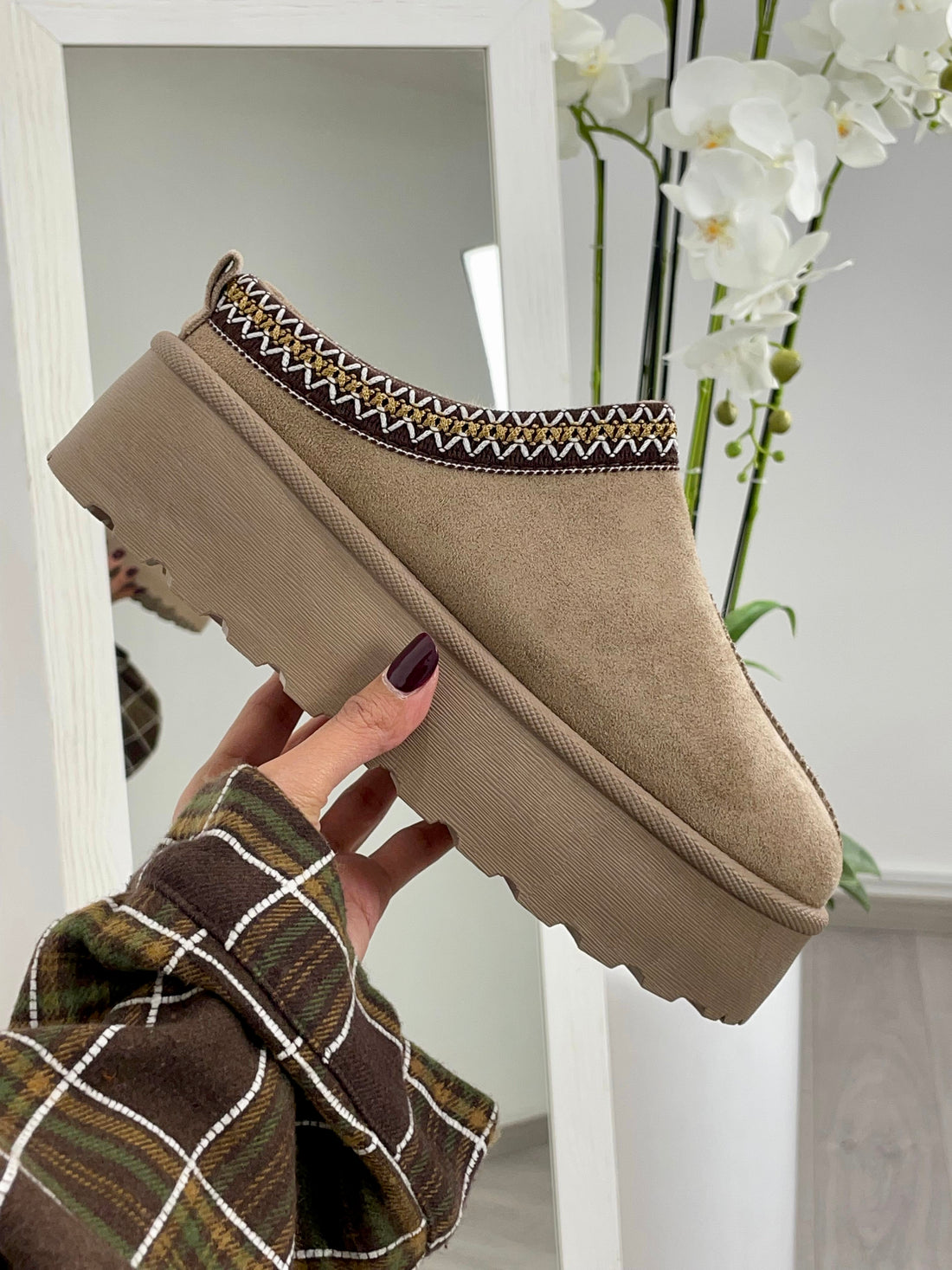 Scarpe “Fiona” Khaki