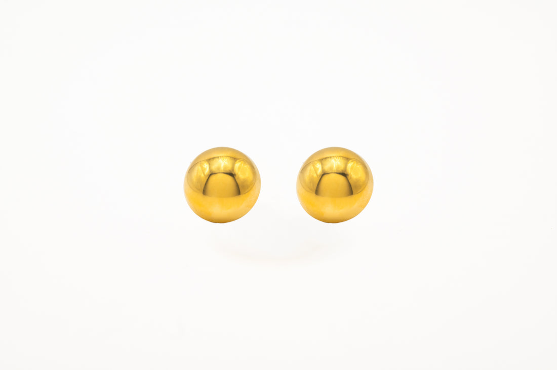Orecchini "Bottone" Small Acciaio