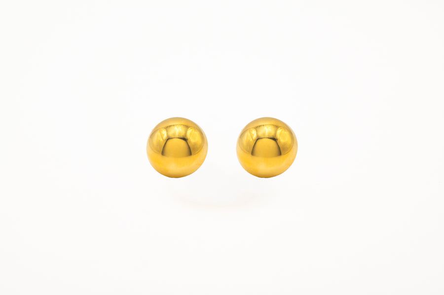 Orecchini "Bottone" Small Acciaio