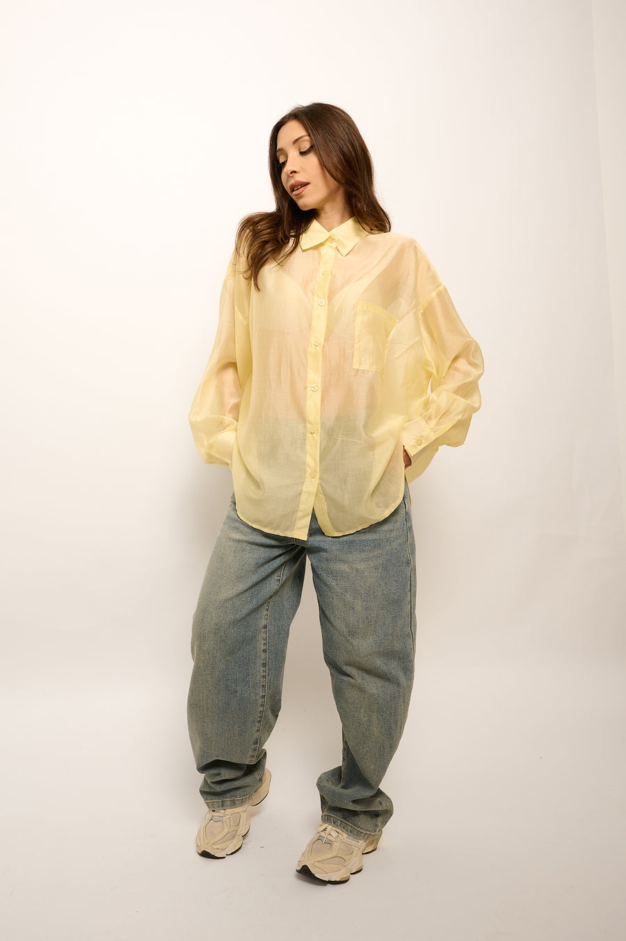 Camicia "Blake" Gialla