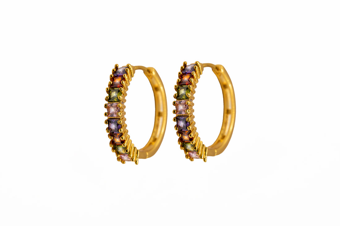 Orecchini "Cerchietto Strass"