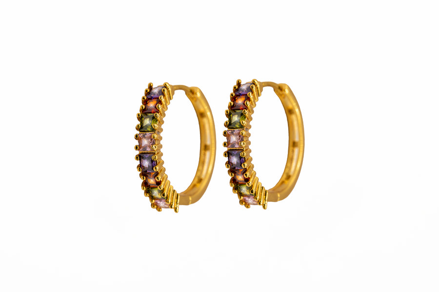 Orecchini "Cerchietto Strass"