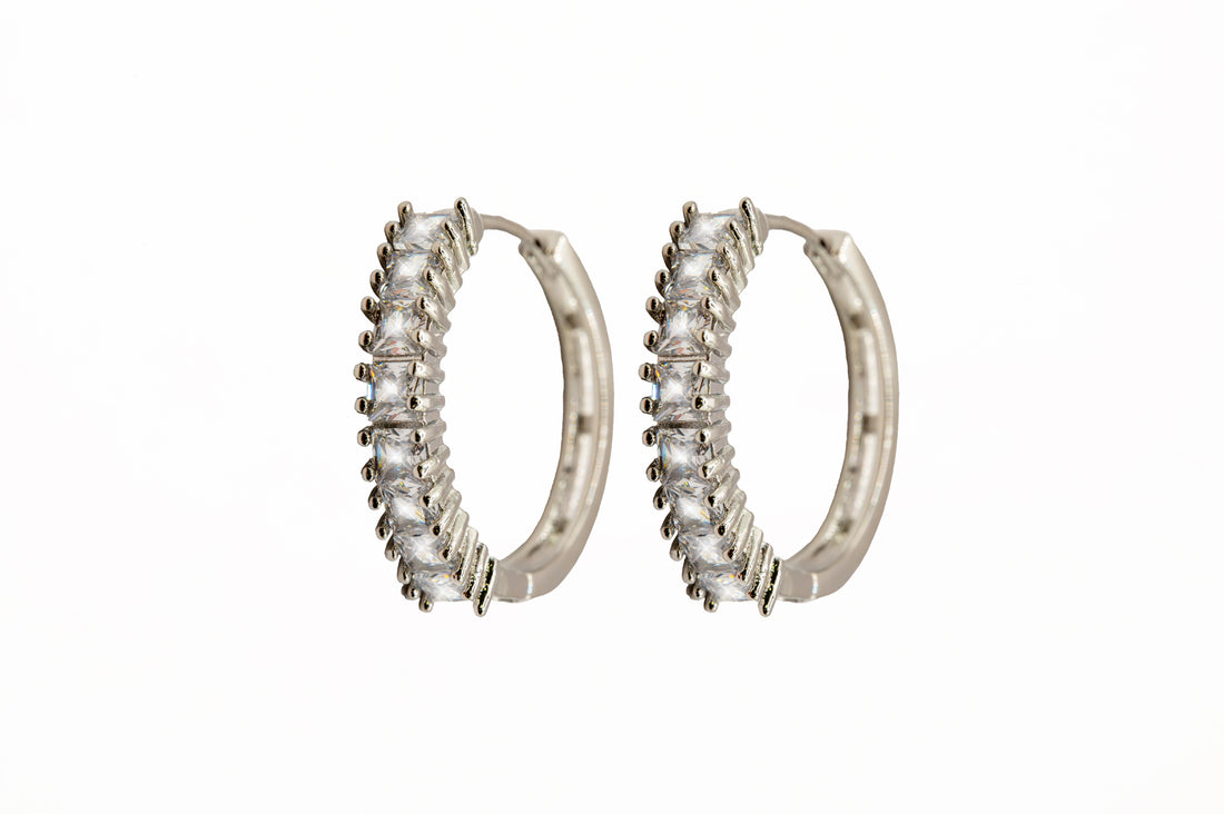 Orecchini "Cerchietto Strass"