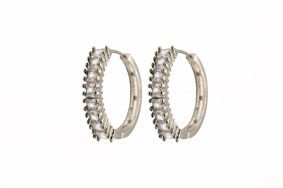 Orecchini "Cerchietto Strass"