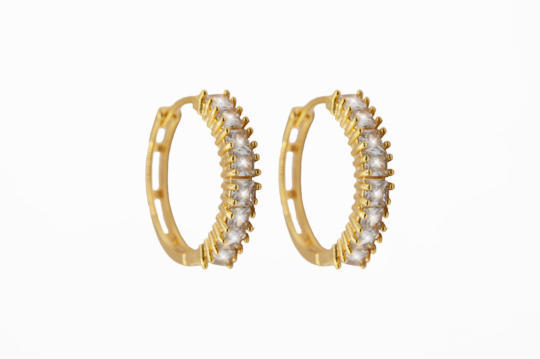 Orecchini "Cerchietto Strass"