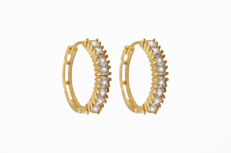 Orecchini "Cerchietto Strass"