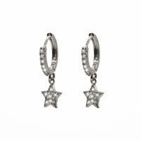 Orecchini "Stella Pendete Strass"