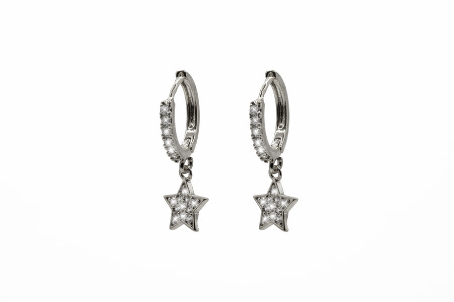 Orecchini "Stella Pendete Strass"
