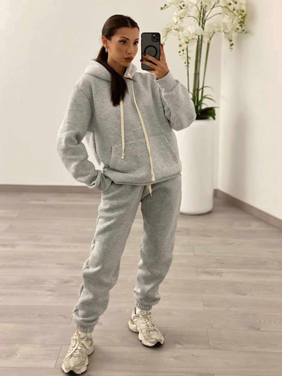 Felpa Basic Grigia