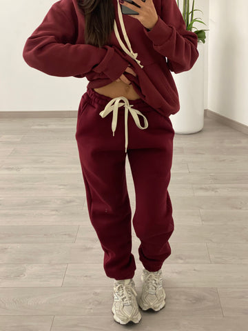 Pantalone Molla Bordeaux