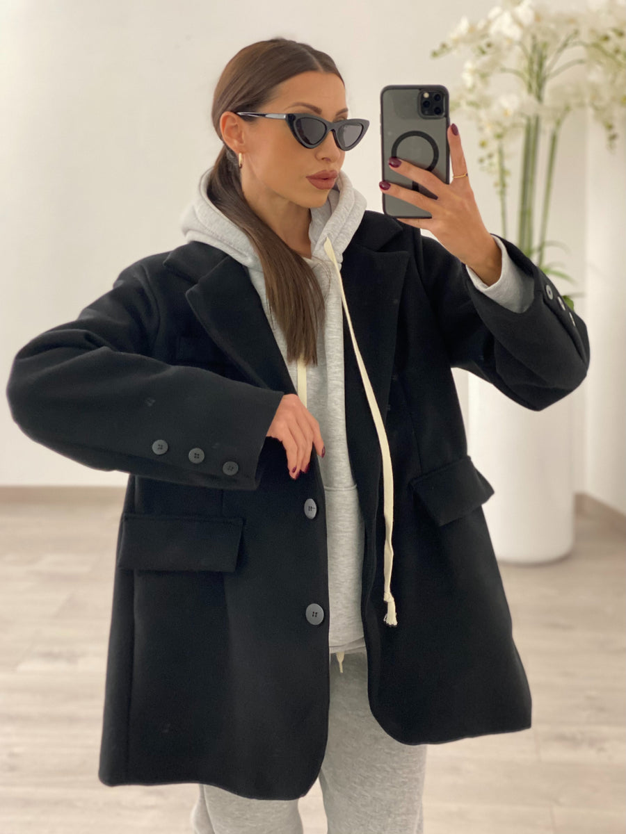 Cappotto Blazer Nero