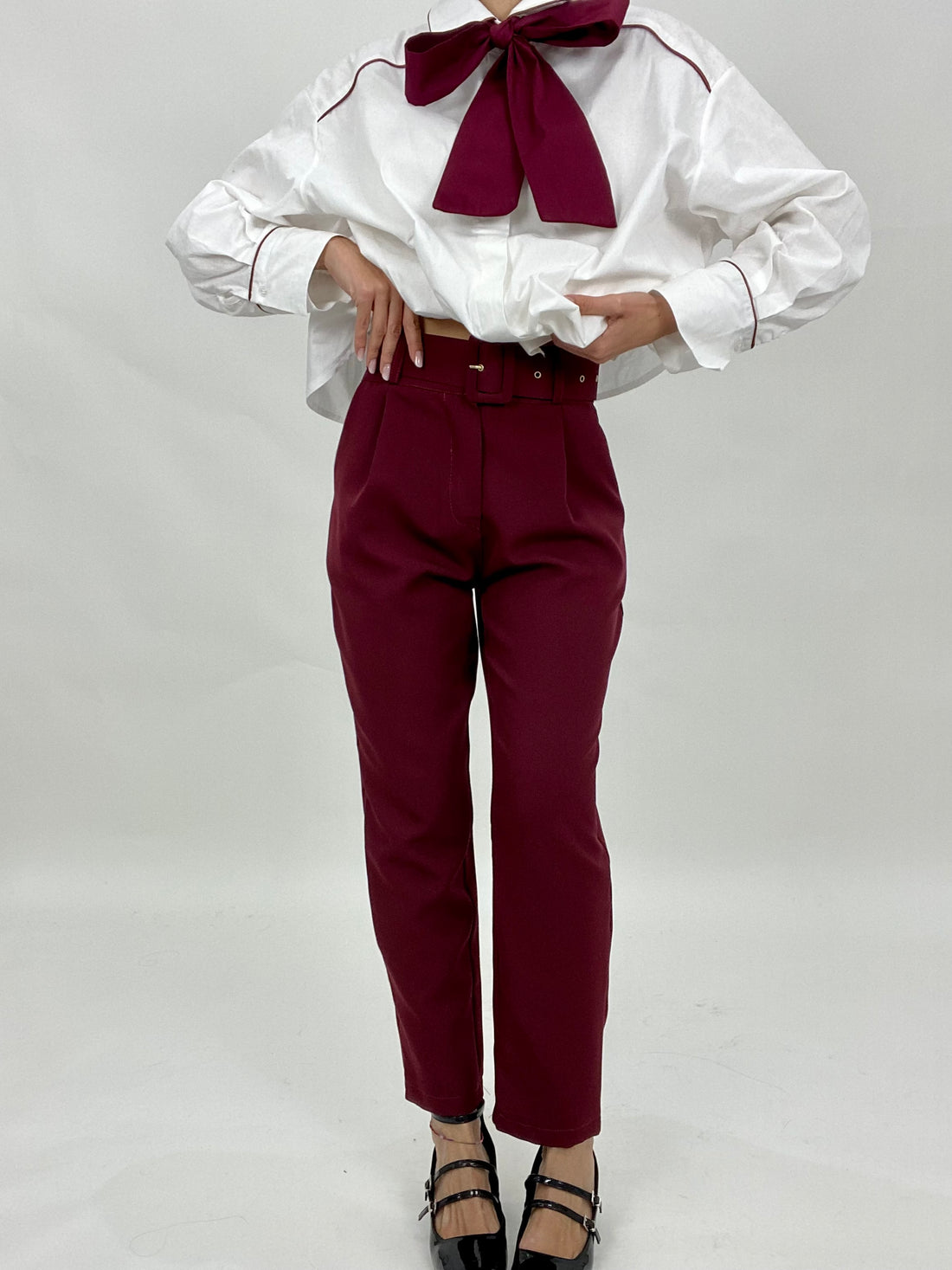 Pantalone “Asia” Bordeaux