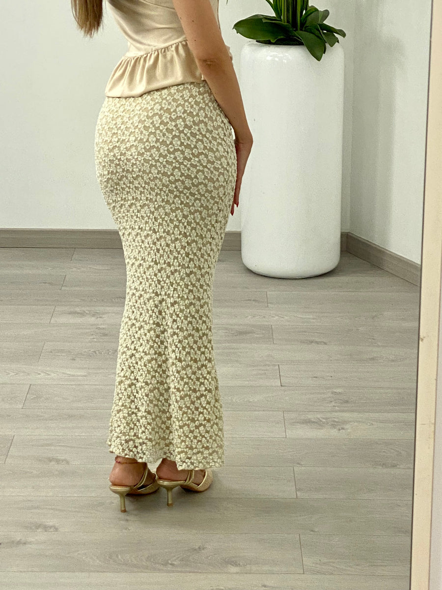 Gonna “Rachele” Beige