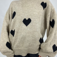 Maglioncino “Corazon” Beige