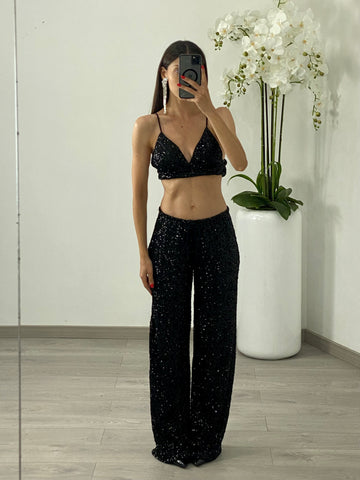 Coordinato “Diamonds” Nero