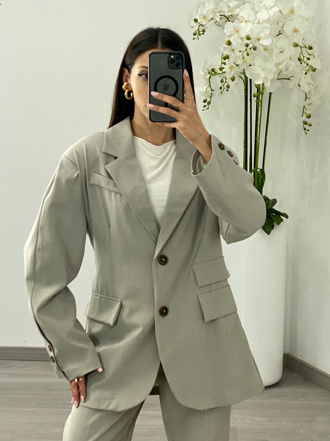 Tailleur “Victoria” Tortora