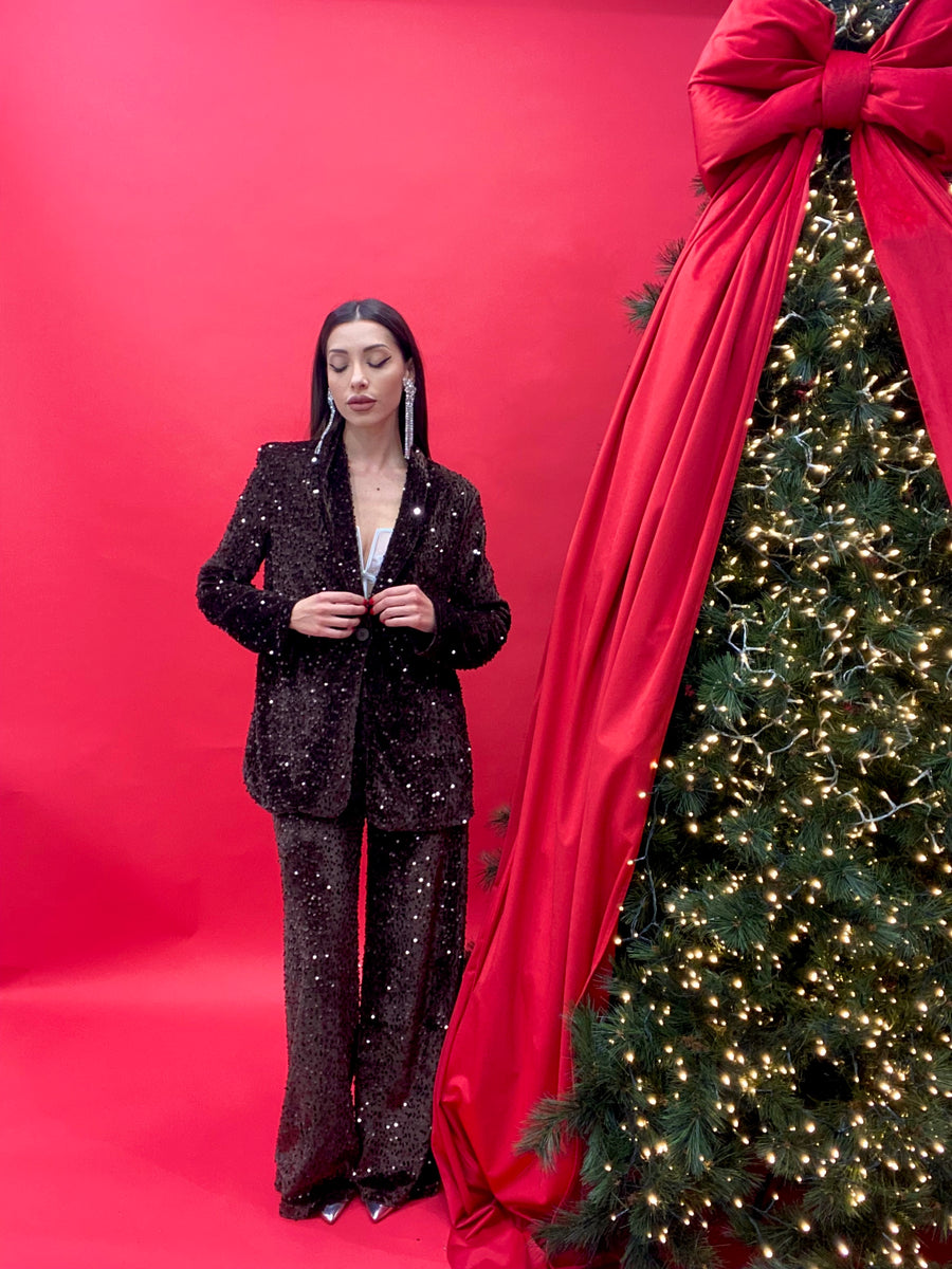 Giacca “Shimmer” Marrone