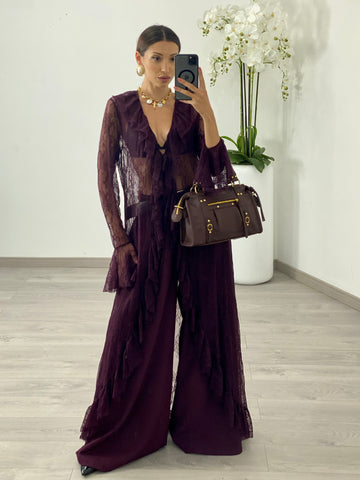 Abito “Morgana” Bordeaux