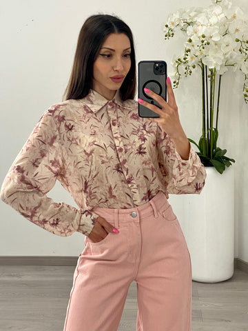 Camicia “Flora” Rosa